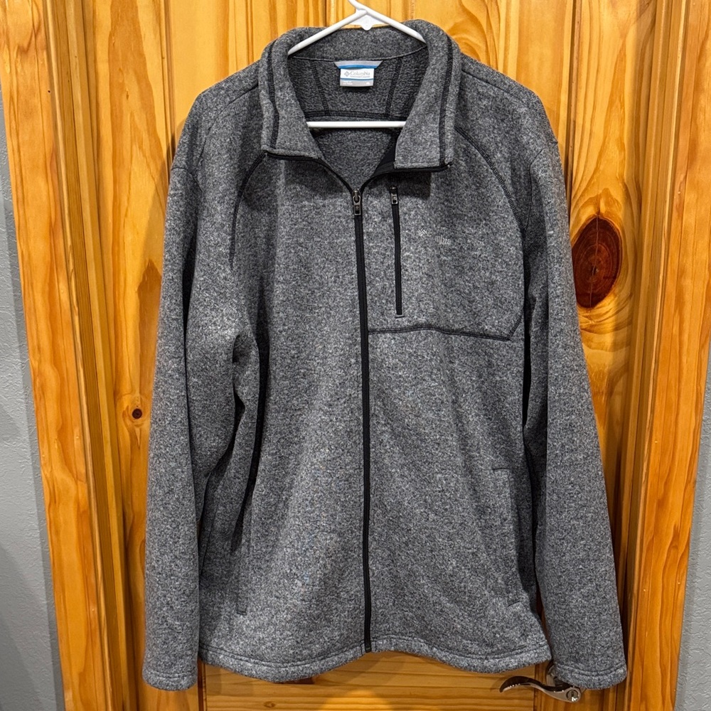 Columbia Charcoal Full-Zip Jacket